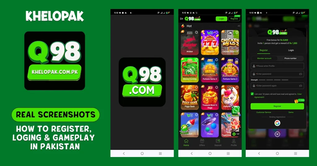 q98 game screenshots