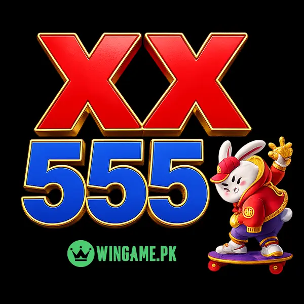 XX555 Game logo with mascot character and secure gaming platform branding.
